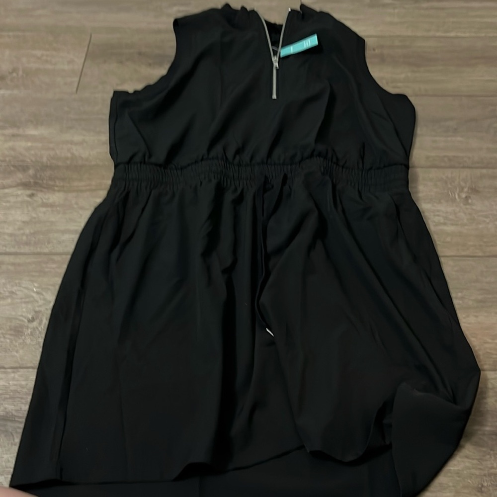 Maurice’s women’s XL Dress black zip and tied waist